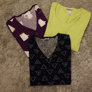 Scrub Tops Bundle of 3